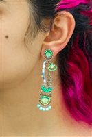 Orecchini Ayala Bar Donna Seagrass in Lega metallica Cristallo C2350 - C2350